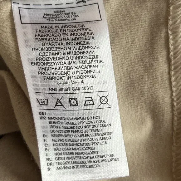 NEW adidas Adicolor Classics 3-Stripes Women's Button Long Sleeve Tee Size XL - Picture 10 of 11